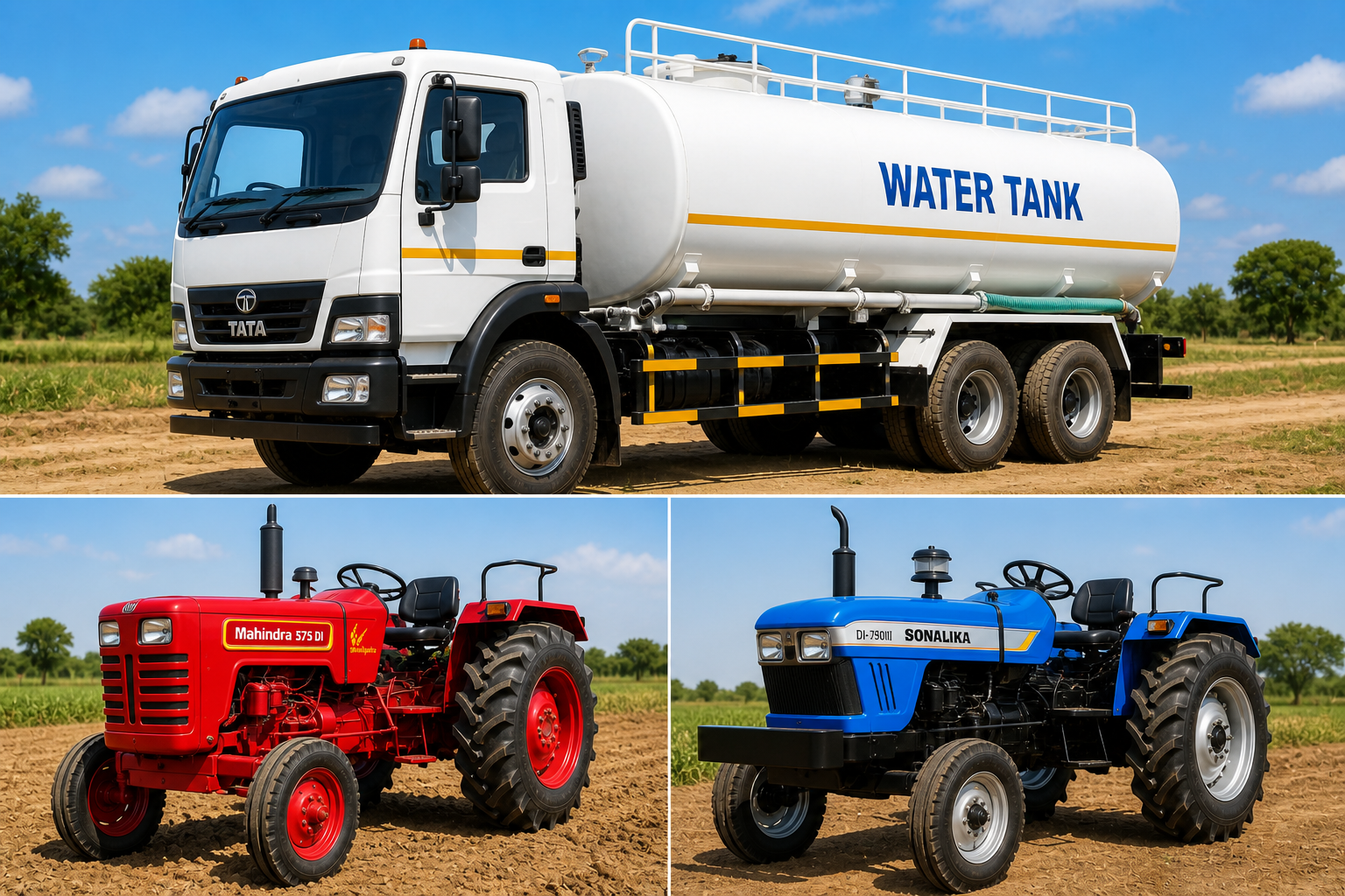 Water Tank & Tractor